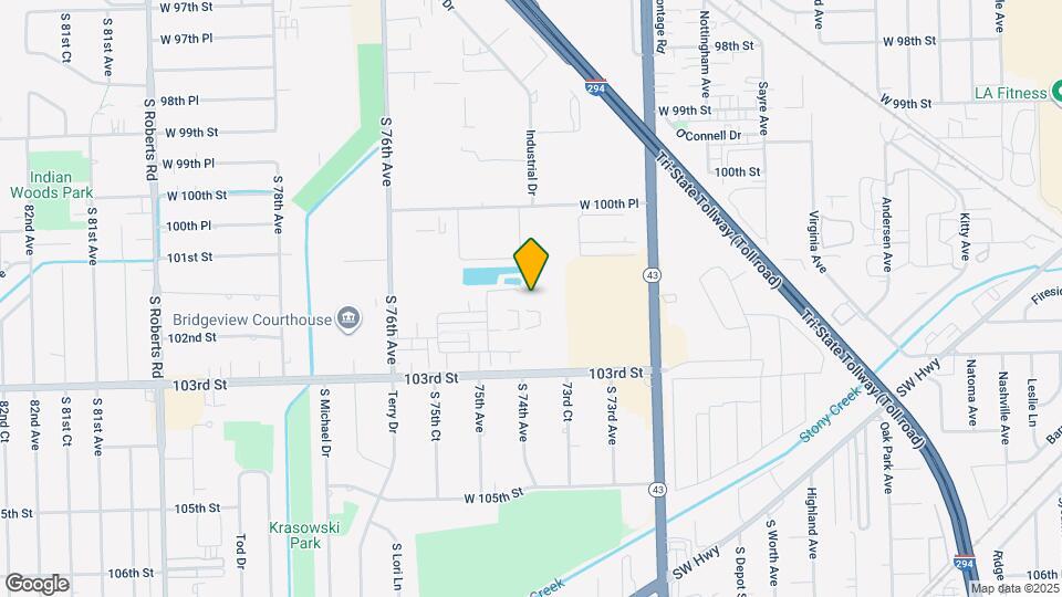 10201 Mulberry Ln Map and Location Details