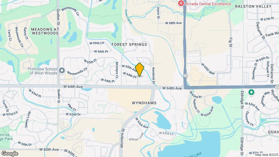 15385 W 64th Ln Map and Location Details
