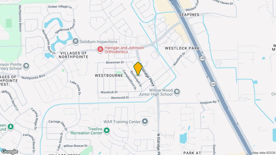 18210 Beaverdell Dr Map and Location Details