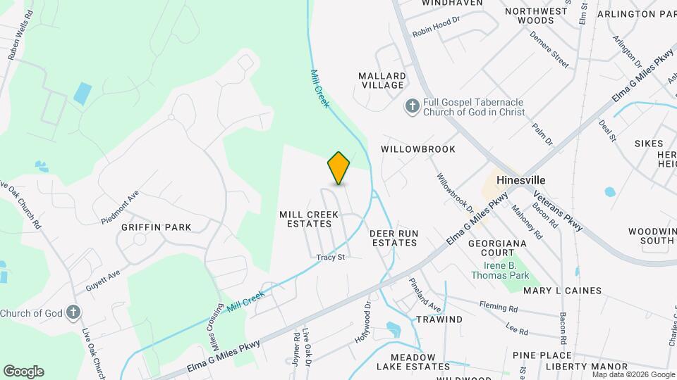 712 Mill Creek Cir Map and Location Details