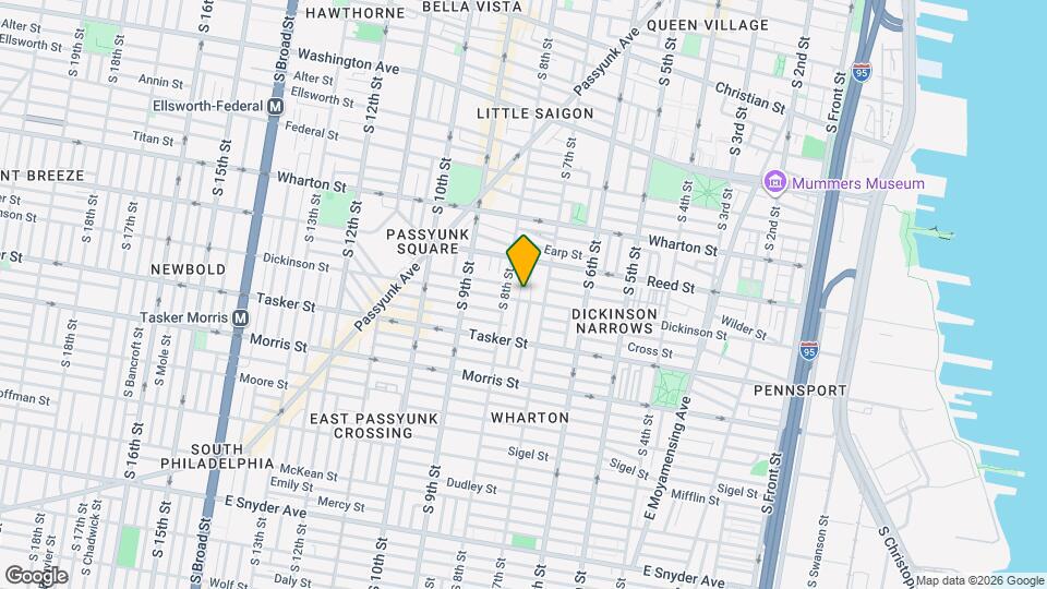 719 Dickinson St Map and Location Details