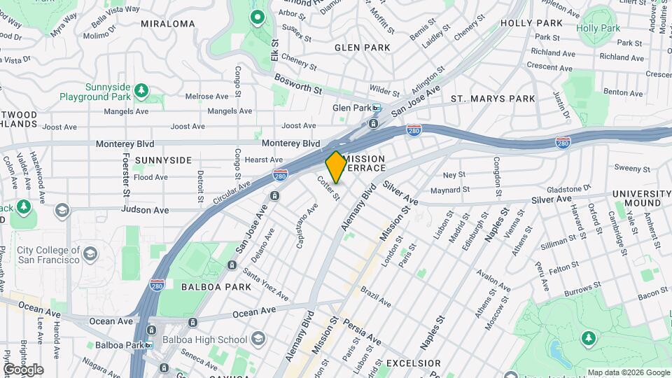 214 Cotter St Map and Location Details