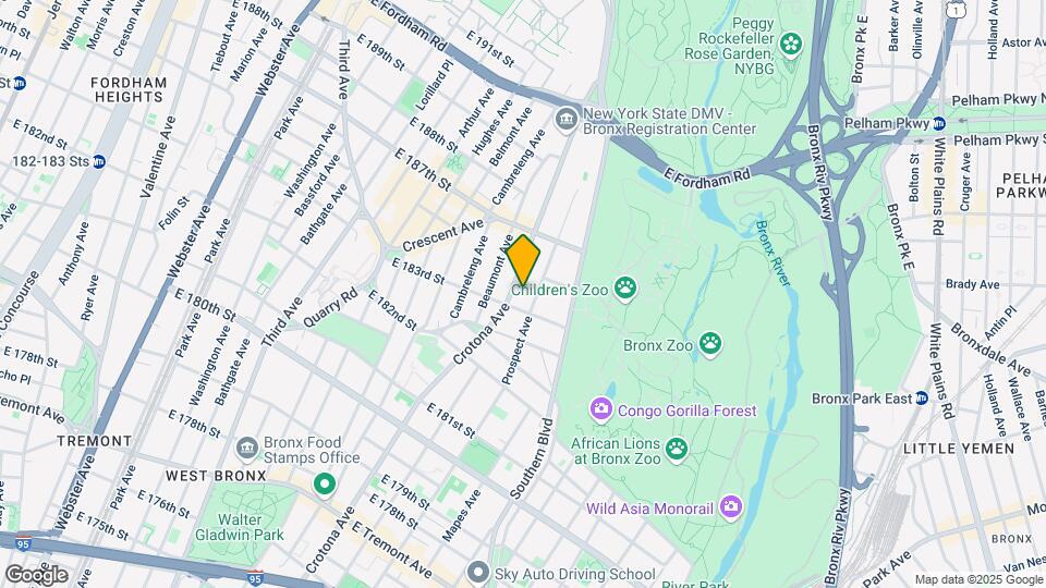 2308 Crotona Ave Map and Location Details