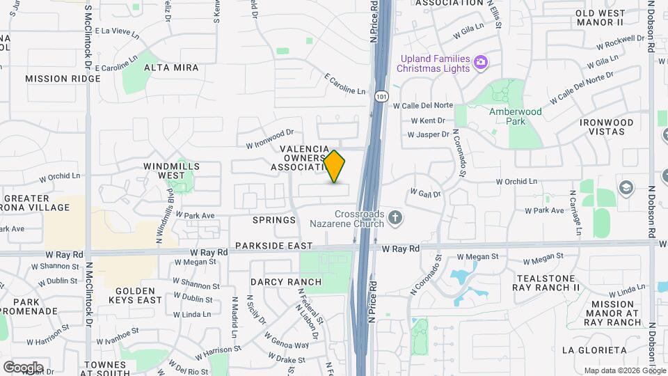 3151 W Frankfurt Dr Map and Location Details