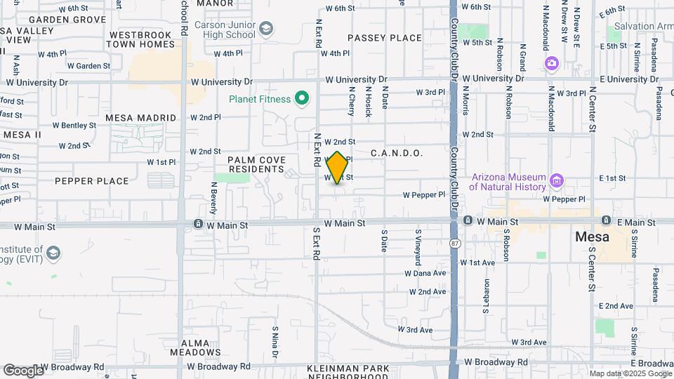 726 W Pepper Pl Map and Location Details