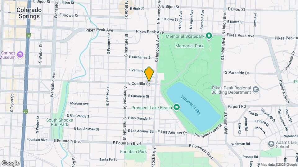 1016 E Costilla St Mapa y Detalles de la Ubicación