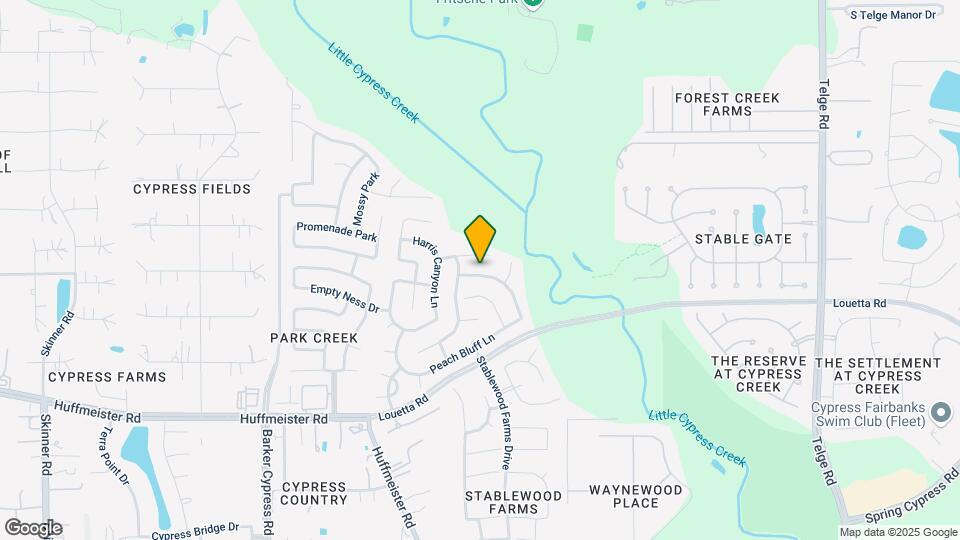 15330 Keystone Bend Ln Map and Location Details
