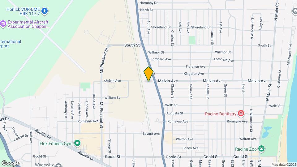 1523 Melvin Ave Mapa y Detalles de la Ubicación