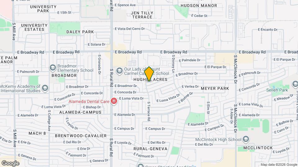 1110 E Broadmor Dr Map and Location Details
