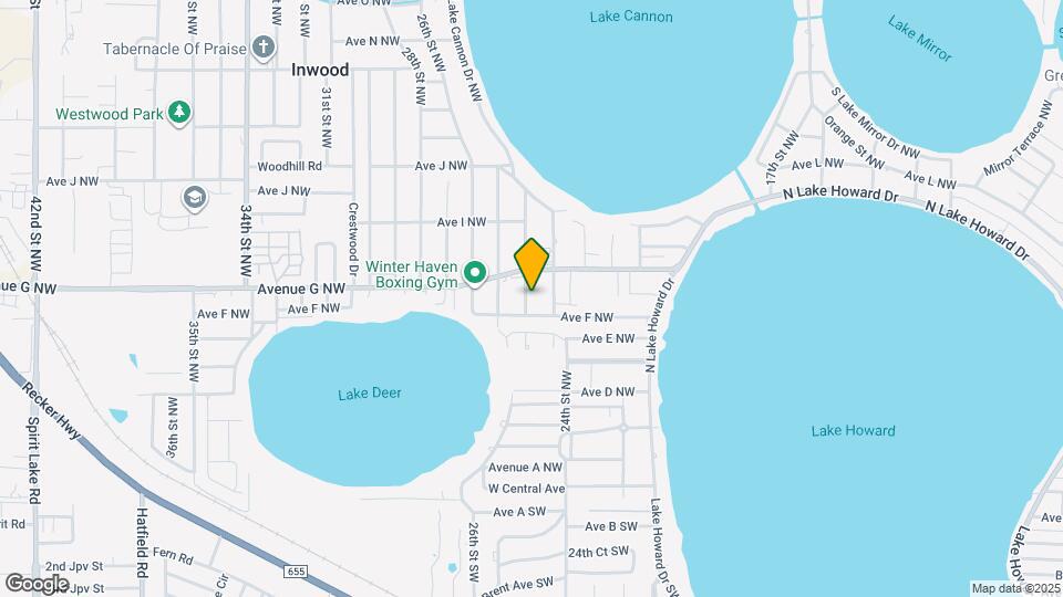 660 24th St NW, Unit # A Map and Location Details