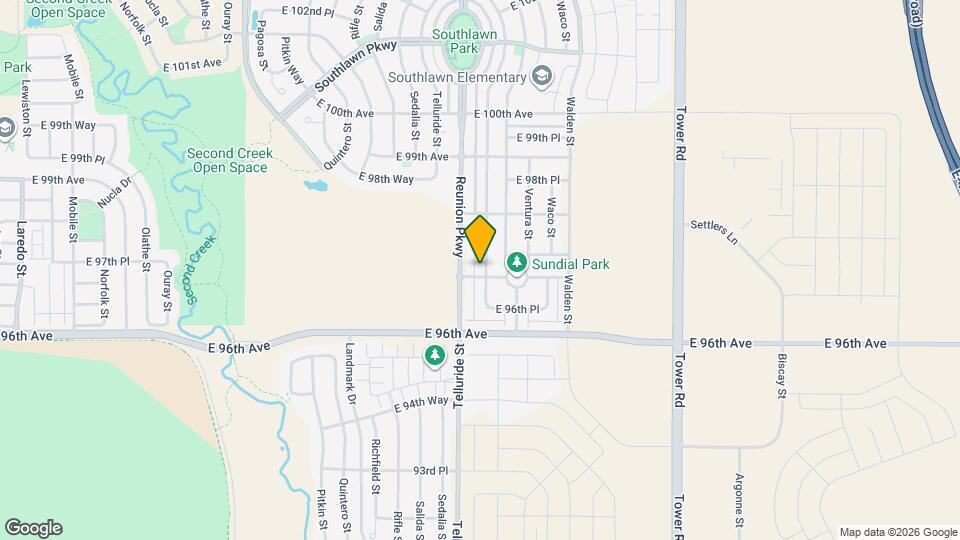 9707 Truckee St Map and Location Details