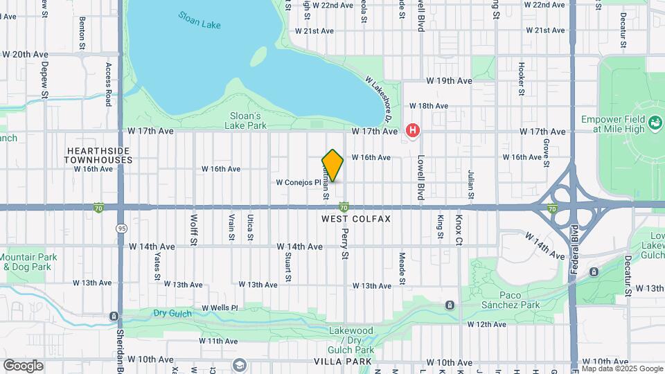 1524 Quitman St Map and Location Details