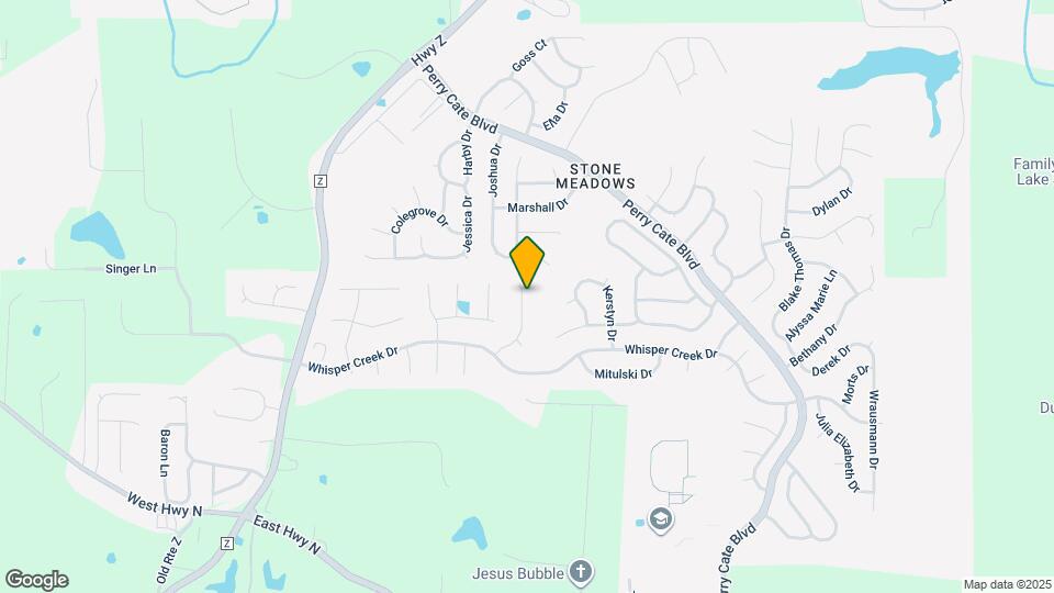 820 Whisper Creek Ct Map and Location Details