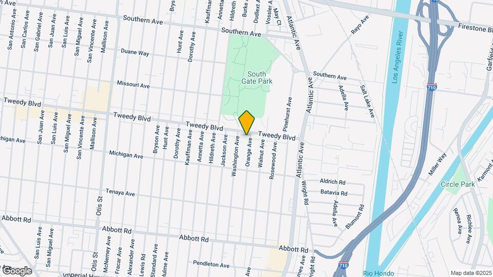 9925 Orange Ave Map and Location Details