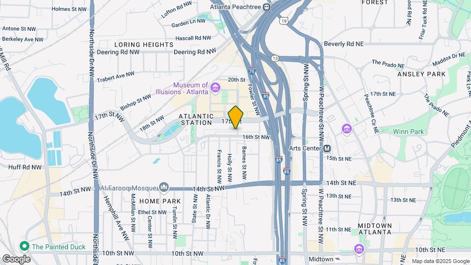 213 16th St NW Map and Location Details