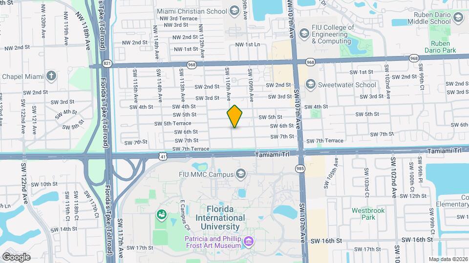 625 SW 110th Ave Map and Location Details