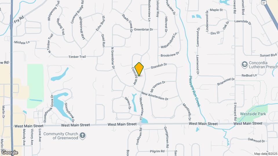 297 Concord Way Mapa y Detalles de la Ubicación