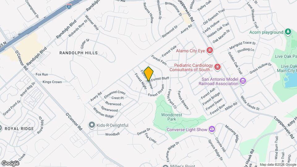 11019 Forest Shower Mapa y Detalles de la Ubicación