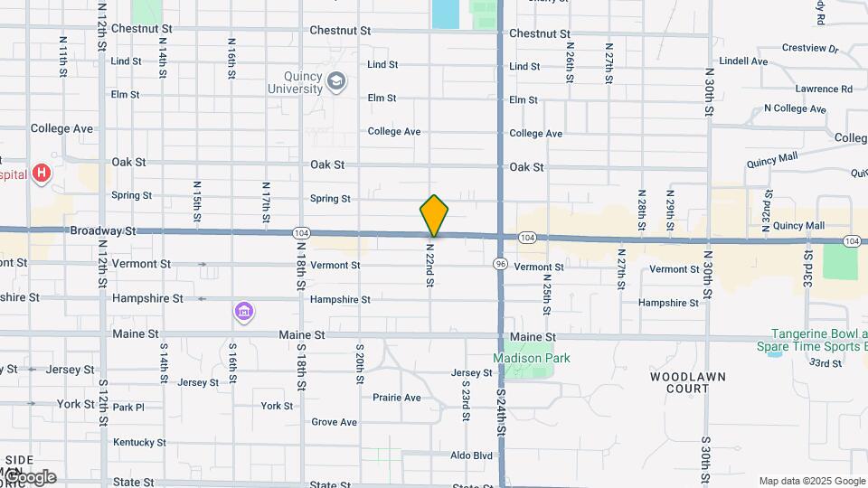 2200 Broadway St Map and Location Details