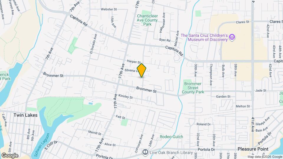 1317 Chanticleer Ave Map and Location Details