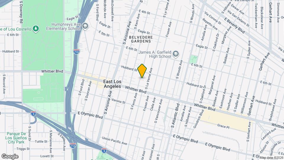 728 1/2 S Ferris Ave Map and Location Details