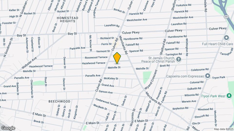 610 Melville St, Unit 1 Map and Location Details