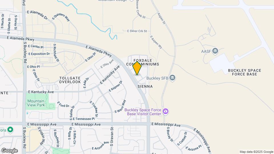 940 S Walden Way, Unit Foxdale Condominiums Map and Location Details