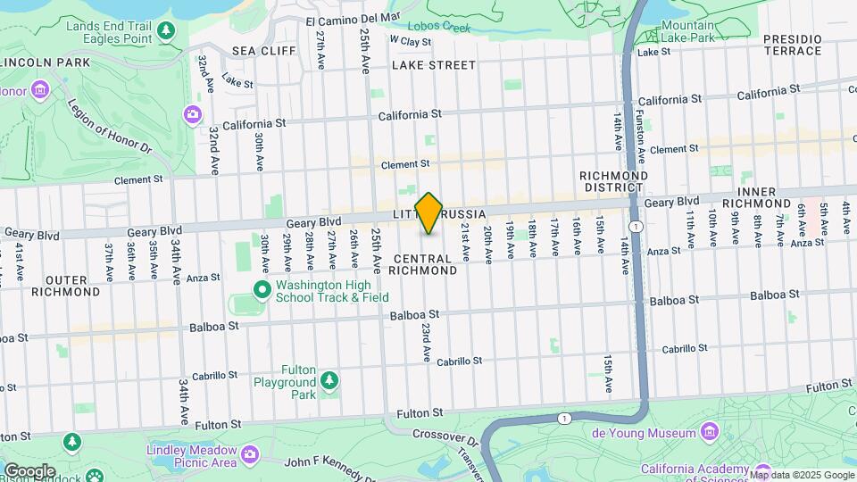 450 23rd Ave Map and Location Details