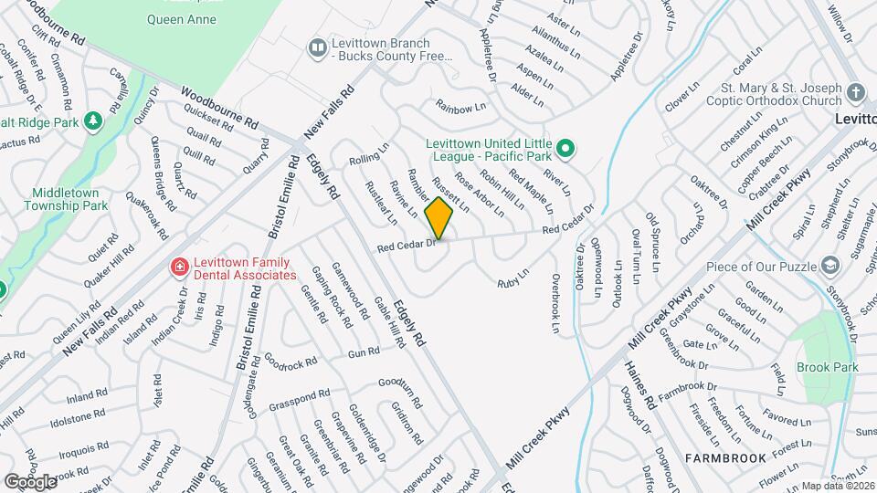 40 Red Cedar Dr Map and Location Details