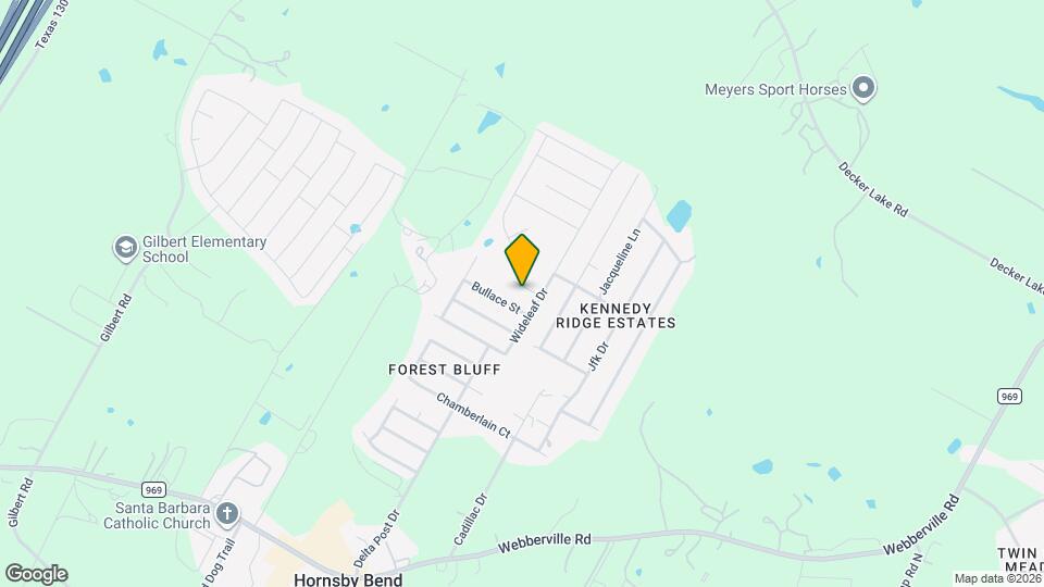 15211 Wideleaf Cove Map and Location Details