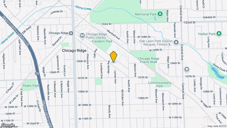 6110 Washington St Map and Location Details
