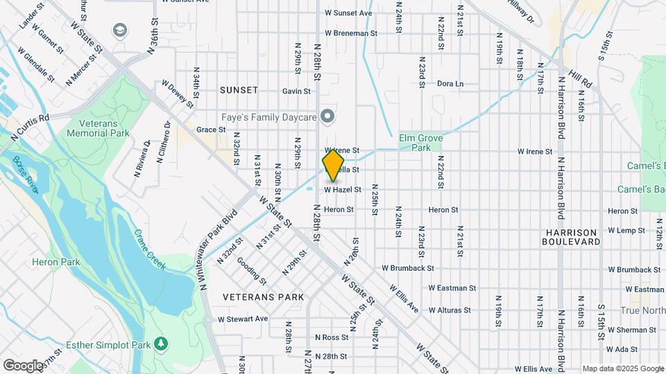 1601 N 27th St, Unit Fully-Furnished North End Apartment Map and Location Details