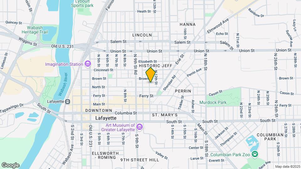 1102 North St Map and Location Details