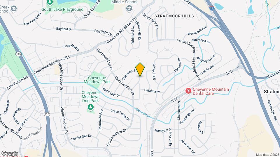 3865 Valley View St Map and Location Details