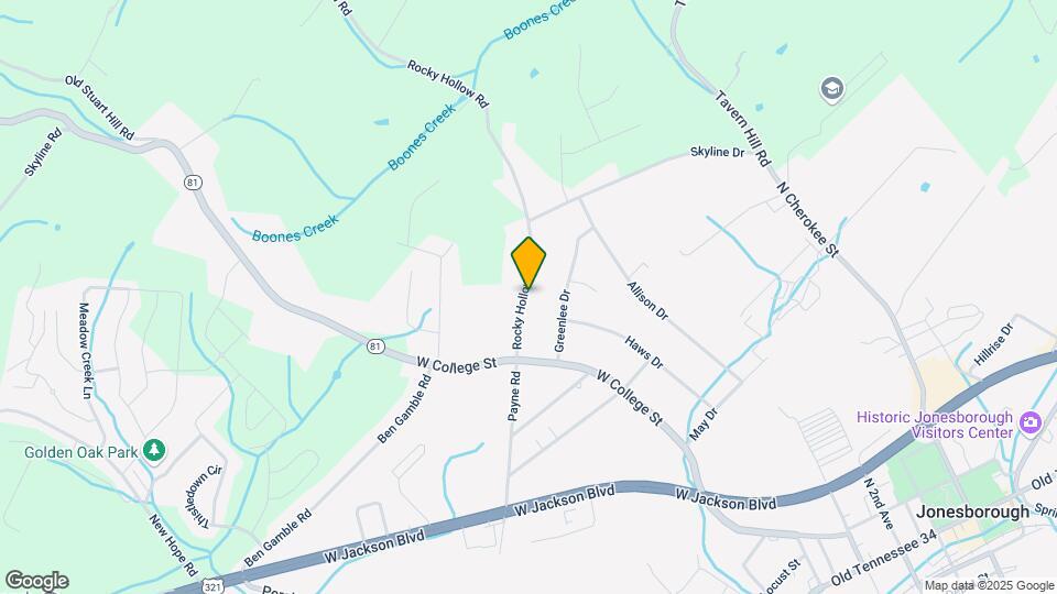 1212 Rocky Hollow Rd Map and Location Details