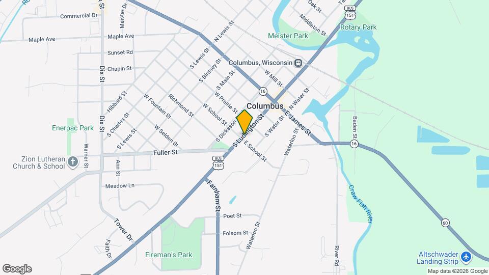 353 S Ludington St Map and Location Details