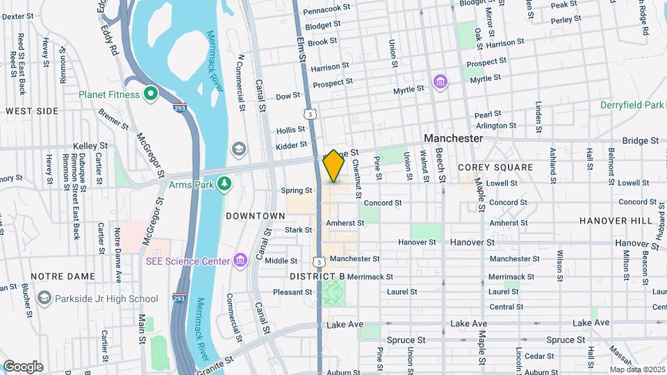 25 Lowell St Map and Location Details