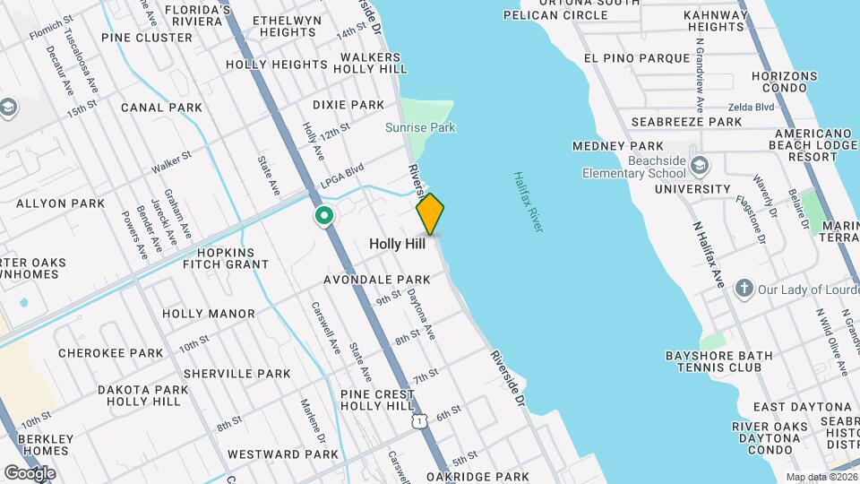 936 Riverside Dr Map and Location Details