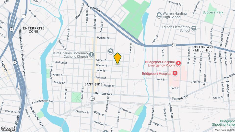 695 Shelton St Map and Location Details