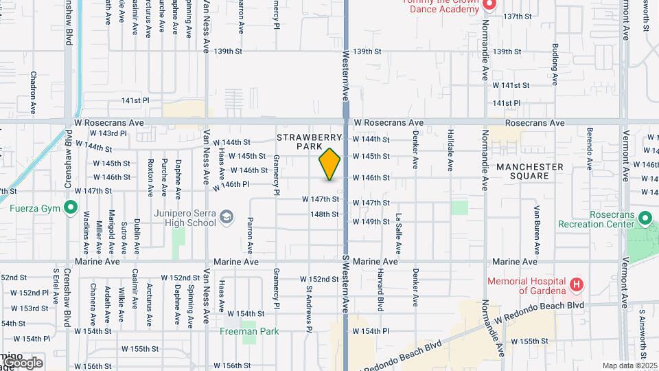 1828 W. 146th St. Map and Location Details
