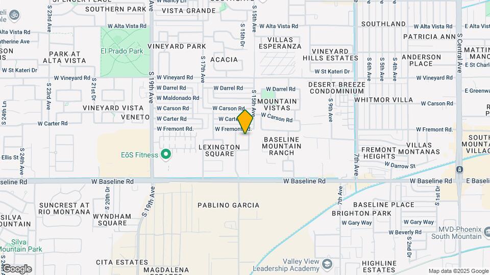 7212 S 15th Dr Map and Location Details