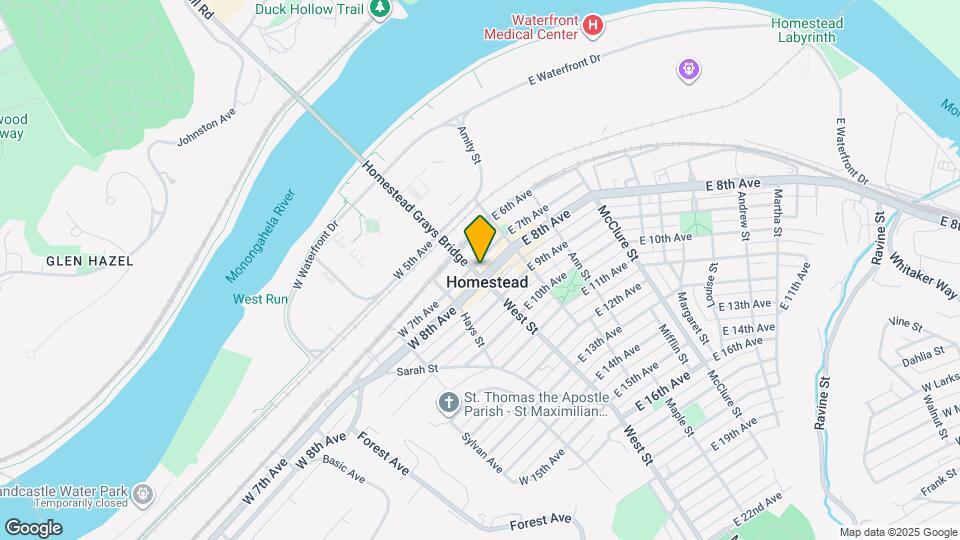 105-107-107 E 8th Ave Mapa y Detalles de la Ubicación