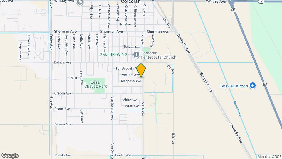 910 Mariposa Ave Map and Location Details