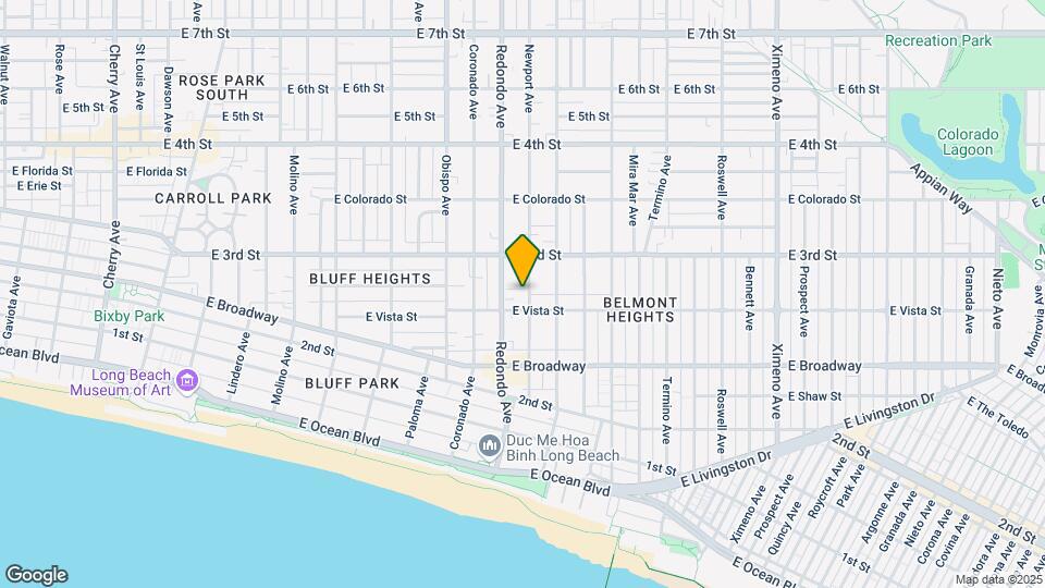 257-257 1/2 Newport Ave Map and Location Details