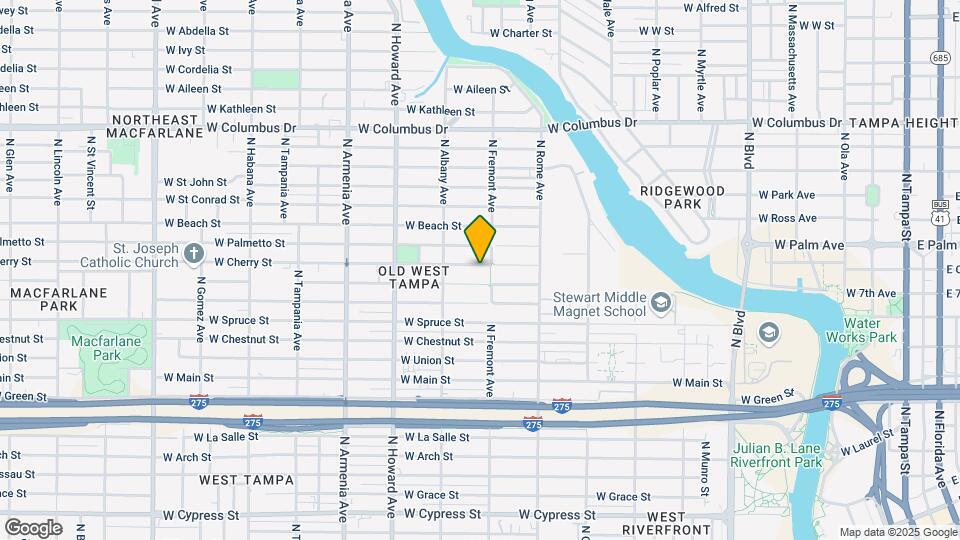 1912 W Cherry St Mapa y Detalles de la Ubicación