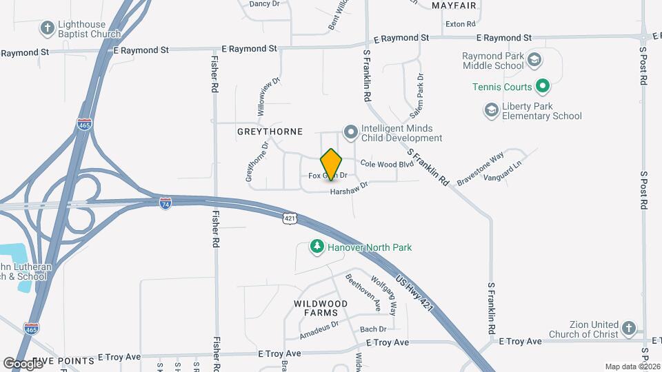 7850 Harshaw Dr Map and Location Details