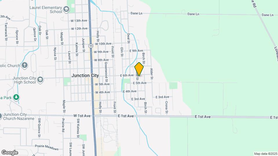 570 Cedar St Map and Location Details