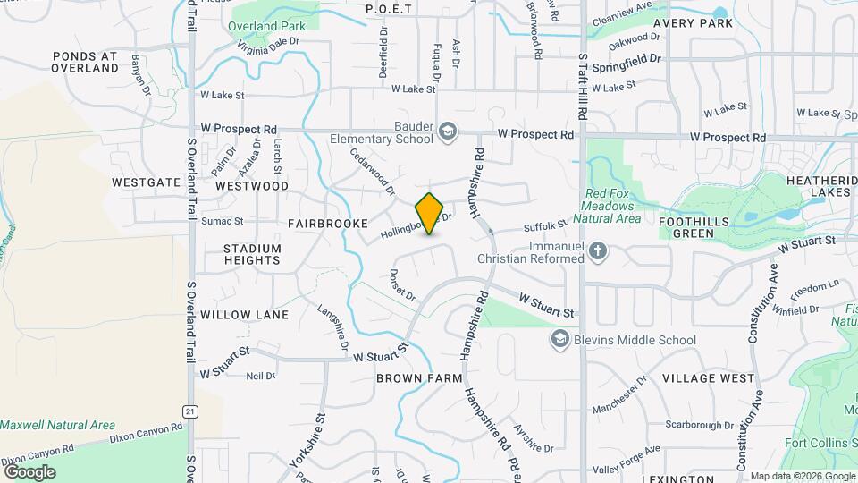 1812 Corriedale Dr Map and Location Details