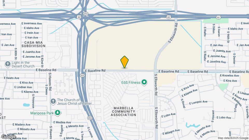 8870 E Baseline Rd Map and Location Details