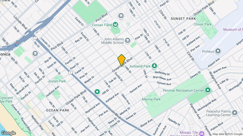 1336 Ocean Park Blvd Map and Location Details